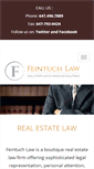 Mobile Screenshot of feintuchlaw.com